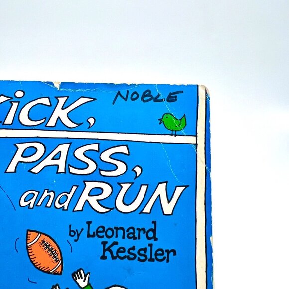 Kick Pass And Run Paperback 1978 Leonard Kessler Kids Football Book - Picture 6 of 8